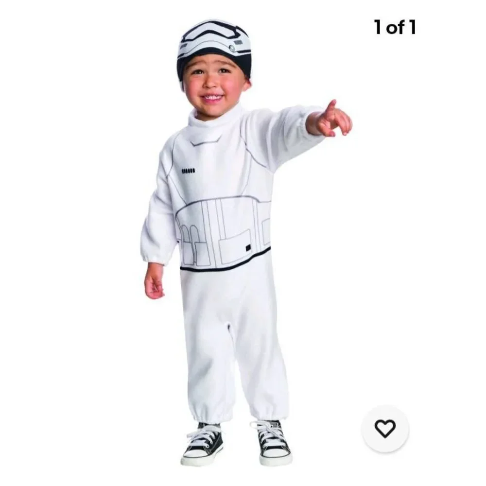 Rubies storm trooper star wars toddler 2 pc costume disney